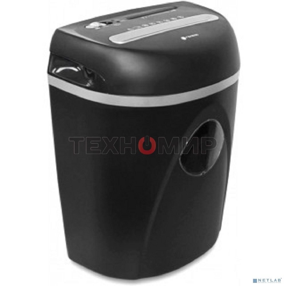 Шредер ГЕЛЕОС Уничтожитель документов УП23-4 DIN P-4 (4 ур-нь секр.), фрагмент 3,9х35мм, 14-16 лист (70г/м2), CD/пл.карты/скрепки/скобы, 23 л.