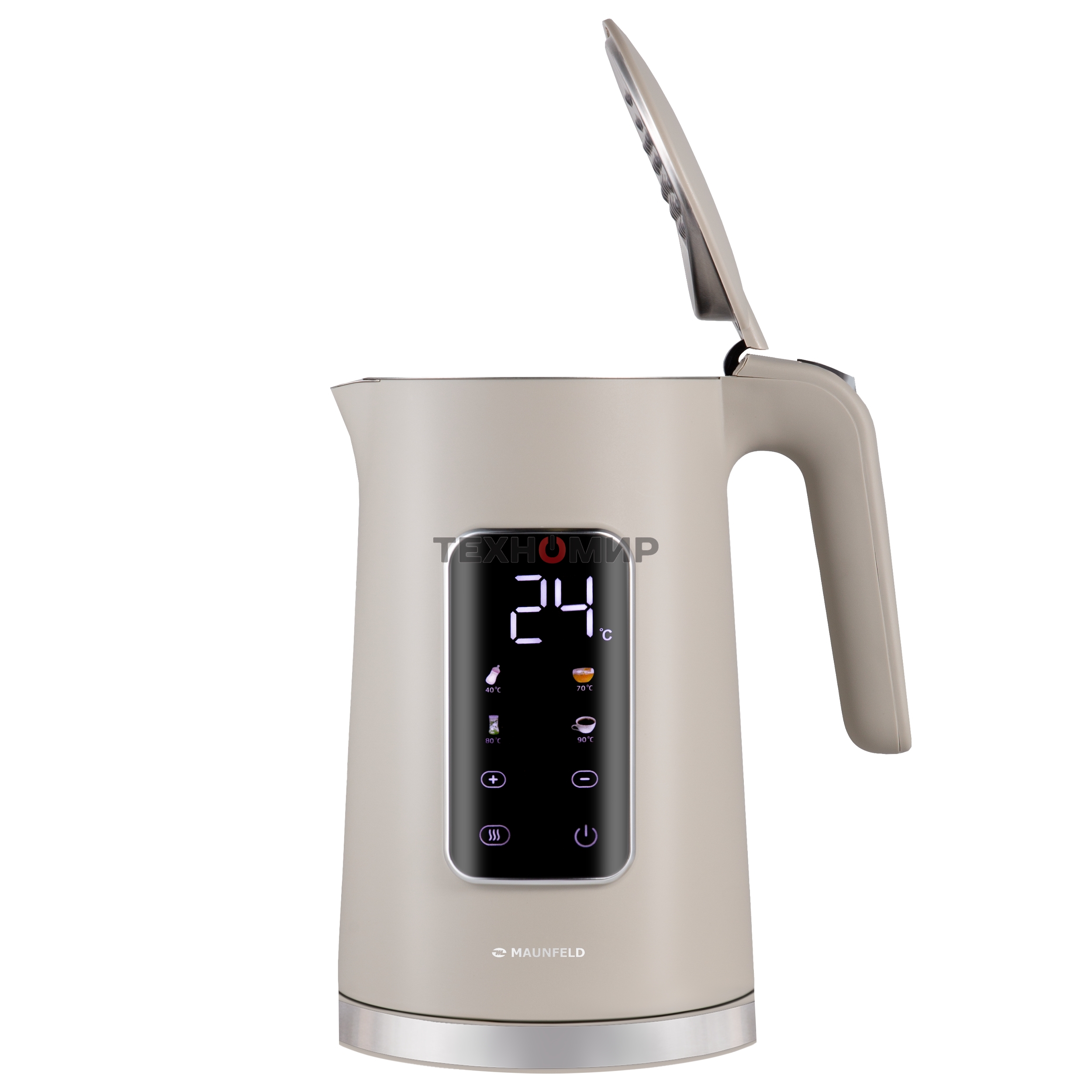 Чайник электрический Maunfeld MGK-635DBG бежевый, 1.7 л, 2200 Вт