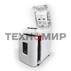 Шредер Heleos АП37-5 белый/белый с автоподачей (секр.P-5) фрагменты 220лист. 37лтр. скрепки скобы пл.карты