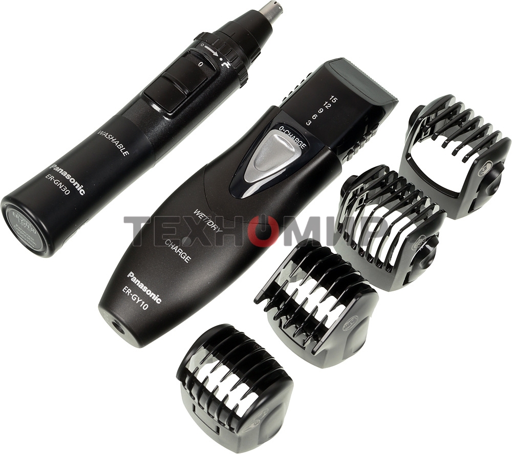 Машинка для стрижки Panasonic ER-GY10CM520 черный (насадок в компл:4шт)