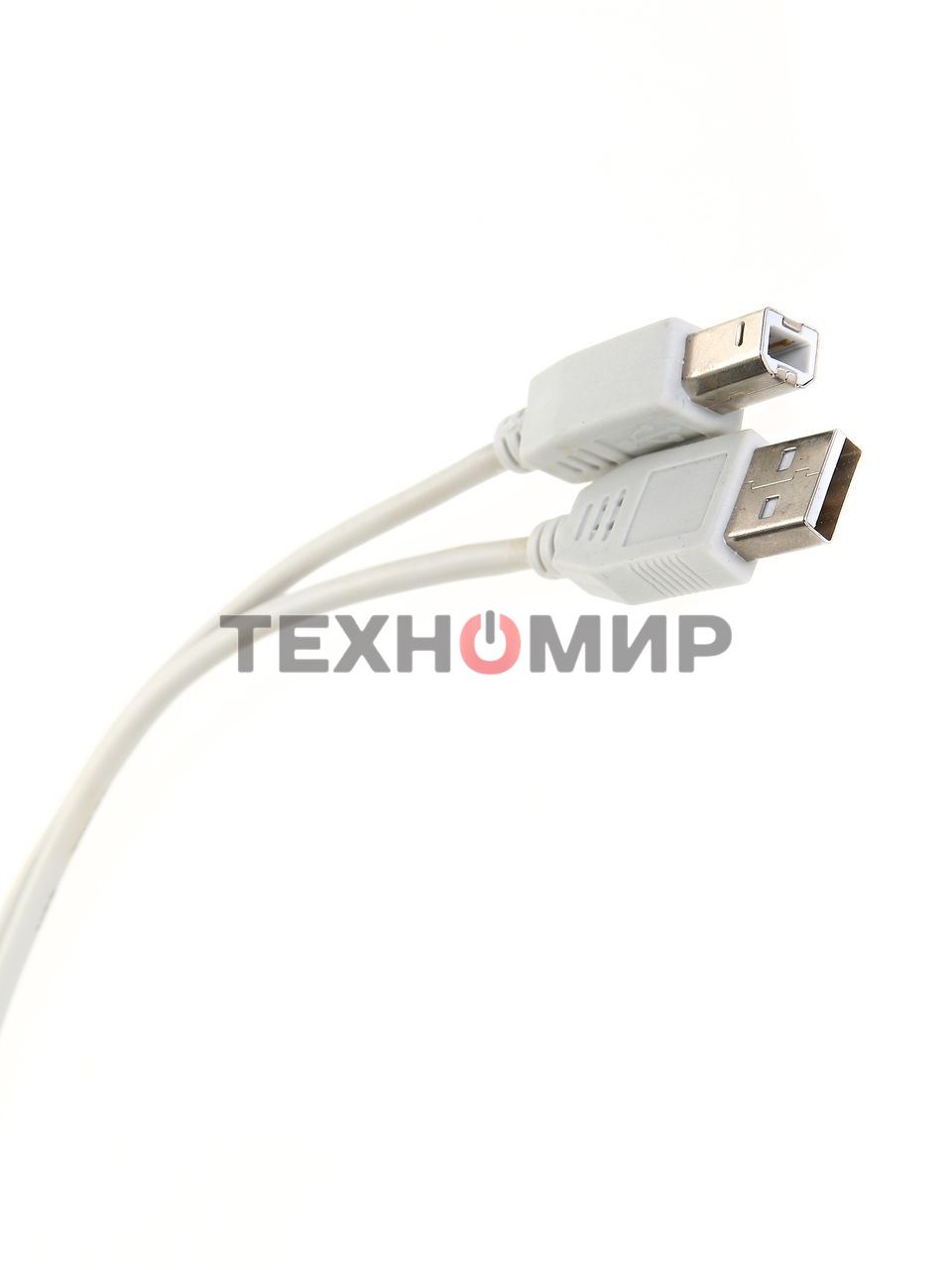 Кабель AM/BM USB2.0 3м Telecom USB 2.0 A-->B 3.0m, белый/серый, TC6900-3.0M