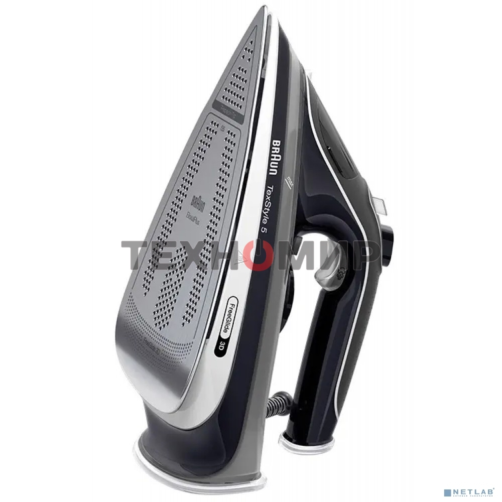 Утюг Braun SI5188BK черный/серый, 2800 Вт, 50 г/мин, 220 г/мин, 330 мл