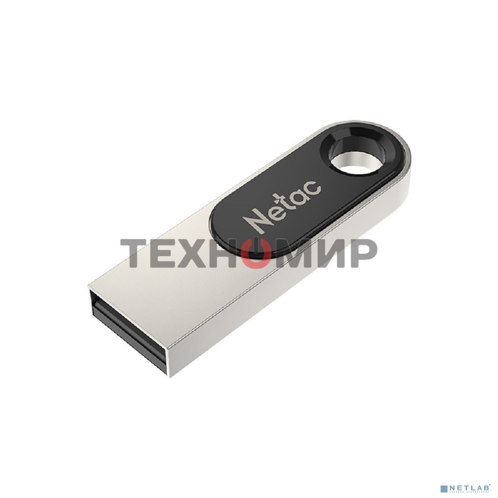 Флешка USB Netac U278 (NT03U278N-016G-32PN), 16Gb, USB 3.0, R/W 90/45, серебристый/черный