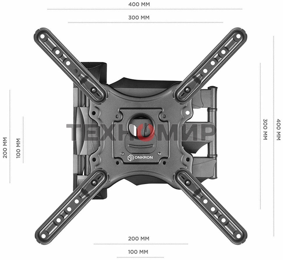 Кронштейн ONKRON NP40 черный 32-65