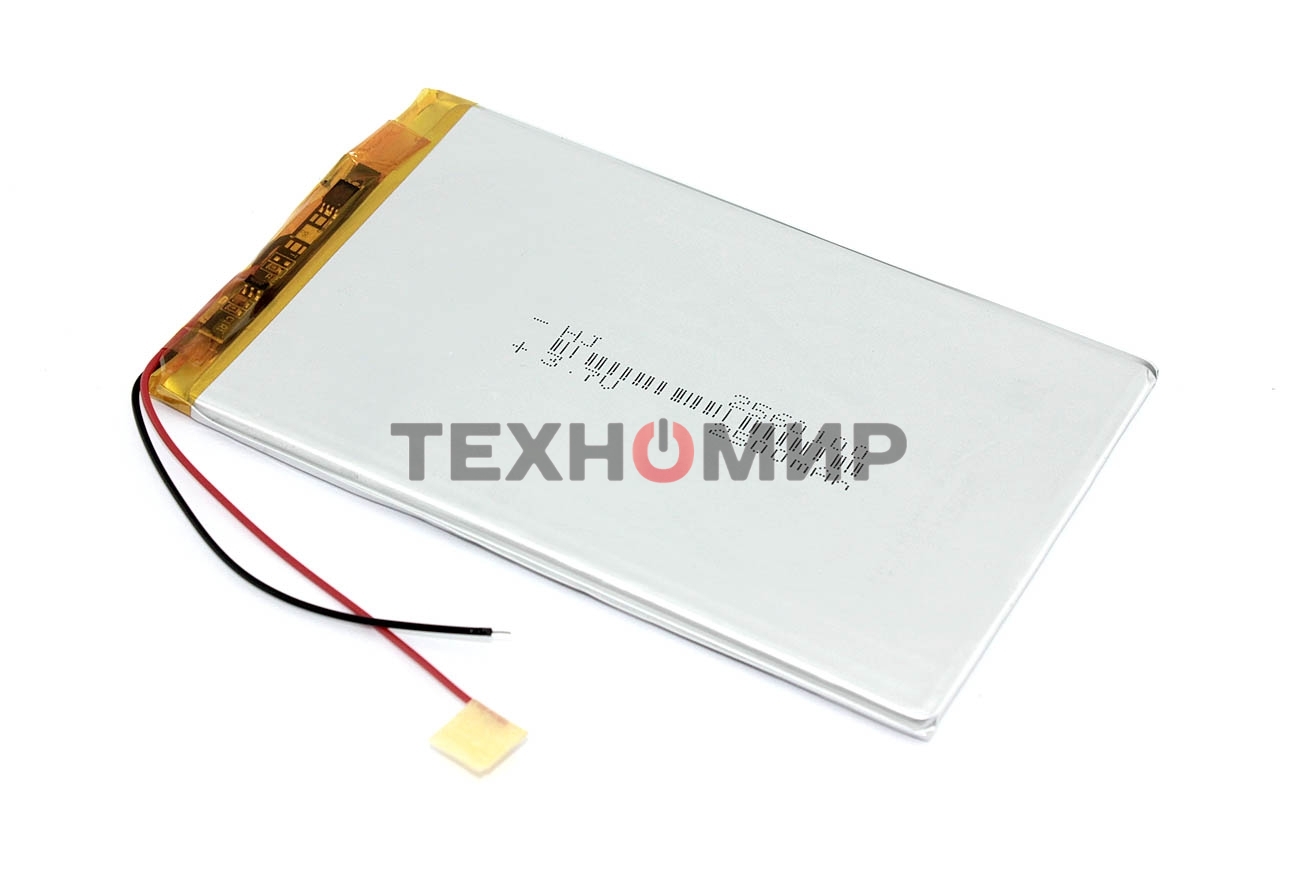 Аккумулятор Li-Pol (батарея) 2.5x60x100 мм 2pin 3.7V/2500mAh