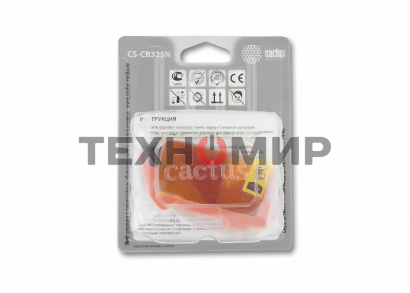 Картридж струйный Cactus CS-CB325N №178XL желтый (14.6 мл.) для HP PhotoSmart B8553/C5383/C6383/D5463