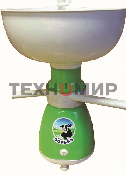 Сепаратор молока Noname ЗОРЬКА, производительность 60 л/ч, приемник молока 5,5 л, частота вращения барабана 12 000 об/мин., г.Омск