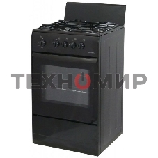 Плита газовая Darina S GM 441 001 At антрацит/черный, конфорок 4 шт, духовка 50 л, 50 см x 85 см x 51 см