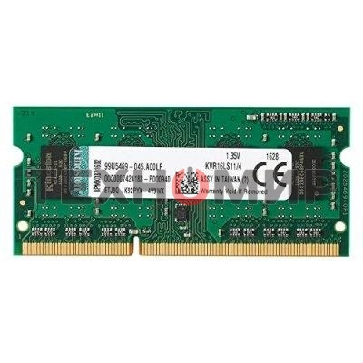 Оперативная память Kingston ValueRAM, DDR3L, 4GB (1x4GB), 1600MHz, CL11, SO-DIMM