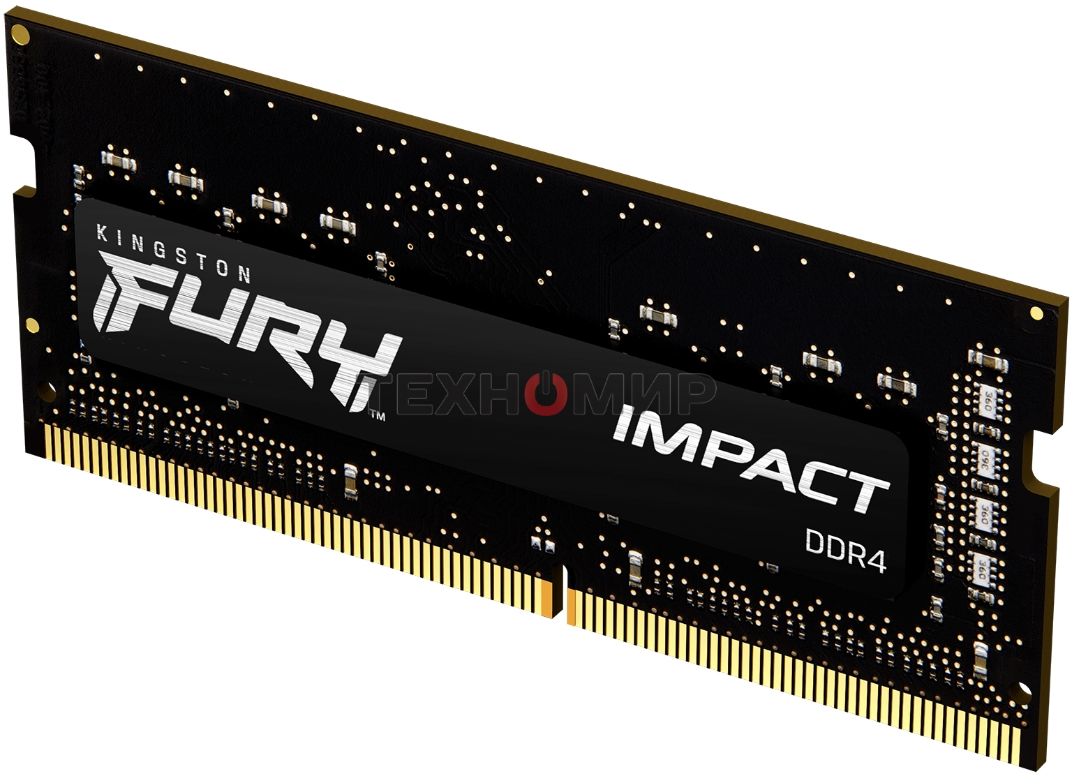 Оперативная память Kingston Fury Impact, DDR4, 8GB (1x8GB), 3200MHz, CL20, SO-DIMM