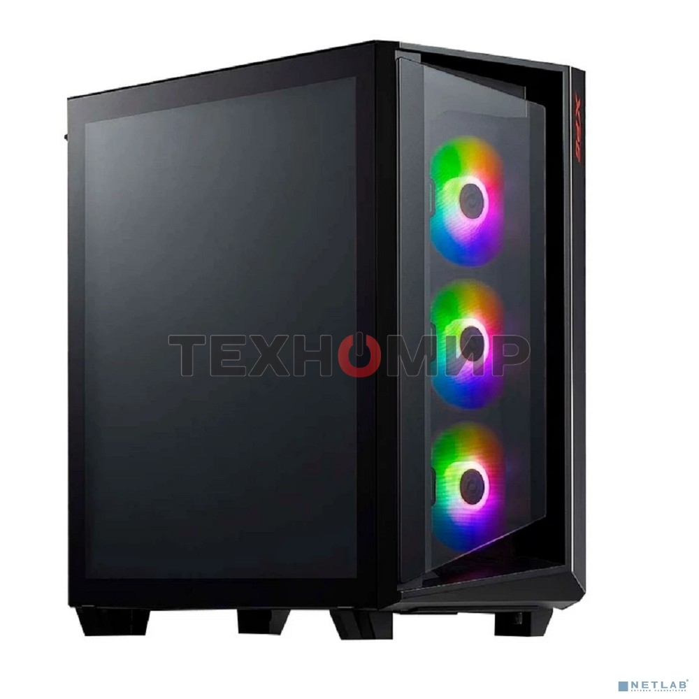 Компьютерный корпус ADATA XPG CRUISERST черный Mid-Tower, Micro-ATX, Mini-ITX, Standard-ATX