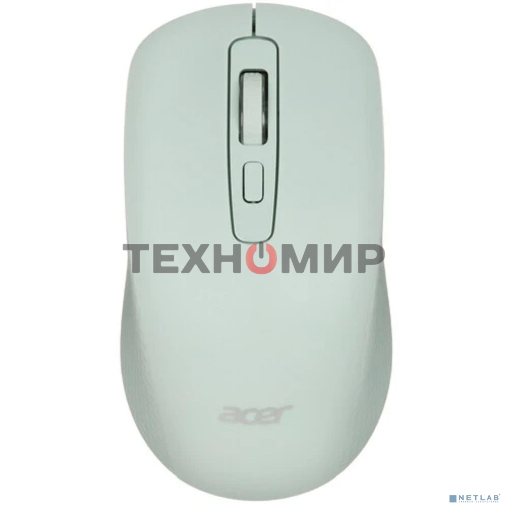 Мышь беспроводная Acer OMR309 зеленый, 1600 dpi, радиоканал, USB, кнопки - 4