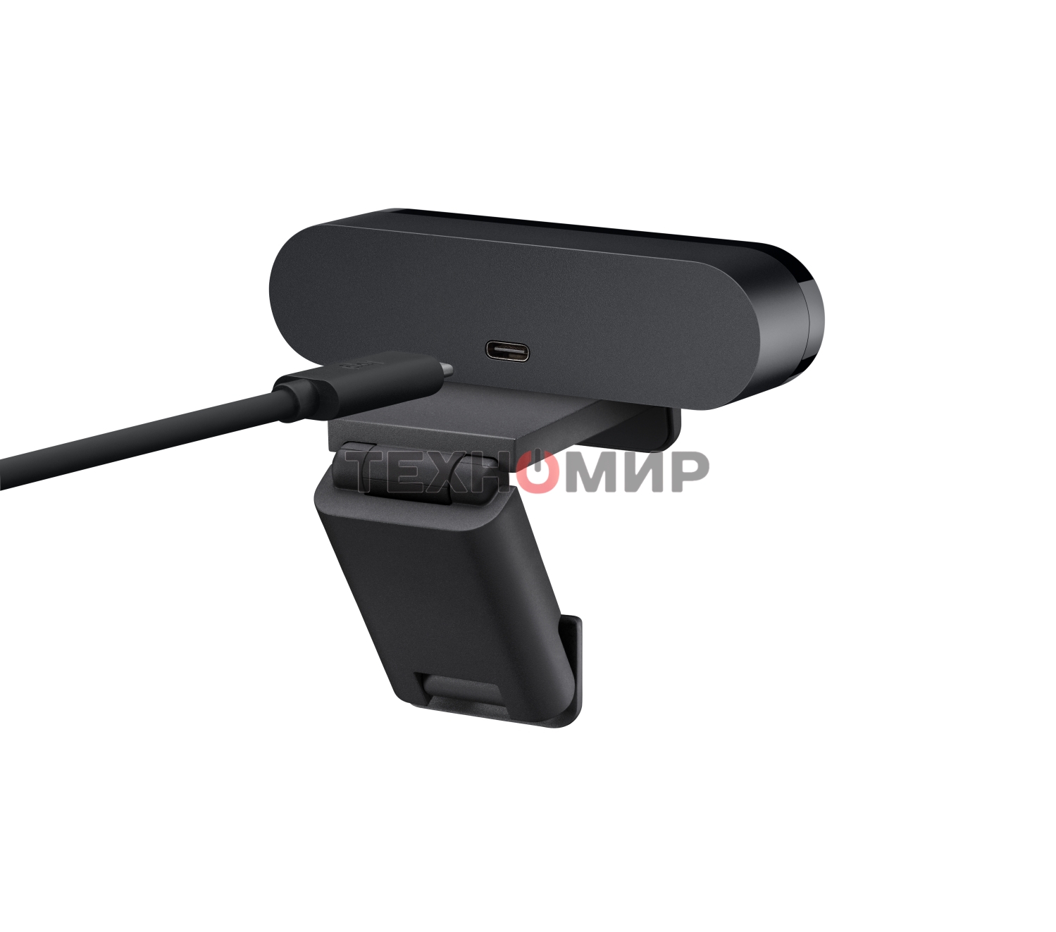 Веб-камера Logitech Brio 4K HDR 3840x2160, 30 кадр/с, USB Type-A, микрофон (2 шт, шумоподавление), автоматическая фокусировка, автоосвещение, HDR, шторка приватности, универсальное крепление