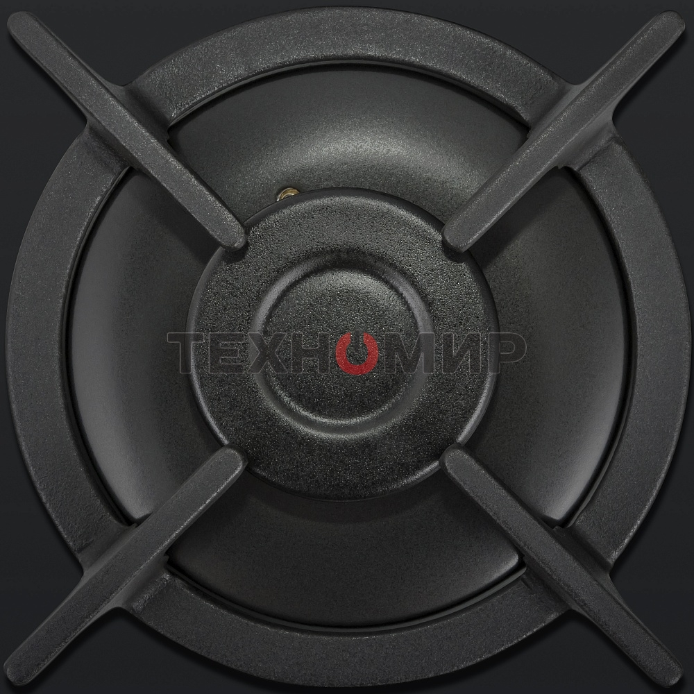 Газовая варочная панель Maunfeld EGHG.32.1CB/G, 2 конфорки, закаленное стекло, черный