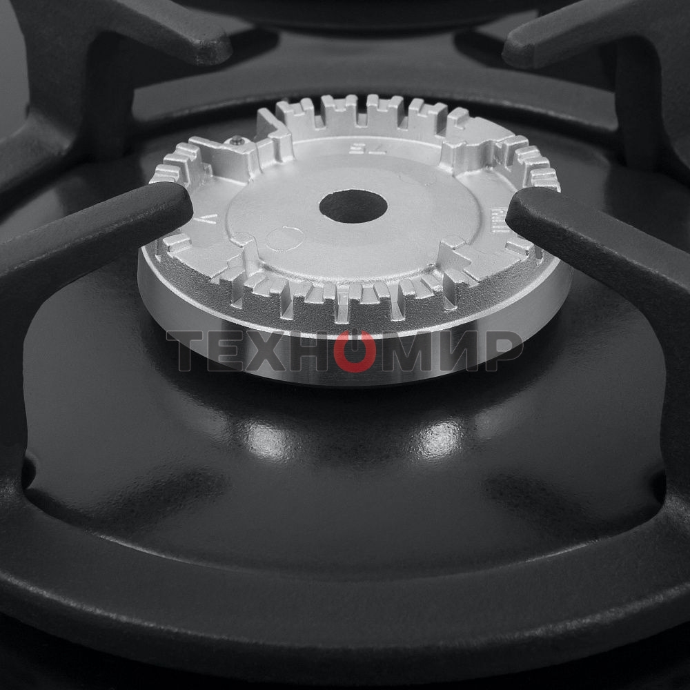 Газовая варочная панель Maunfeld EGHG.32.1CB/G, 2 конфорки, закаленное стекло, черный