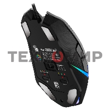 Мышь проводная A4Tech Bloody W60 Max серый/черный, 10000 dpi, USB, кнопки - 10