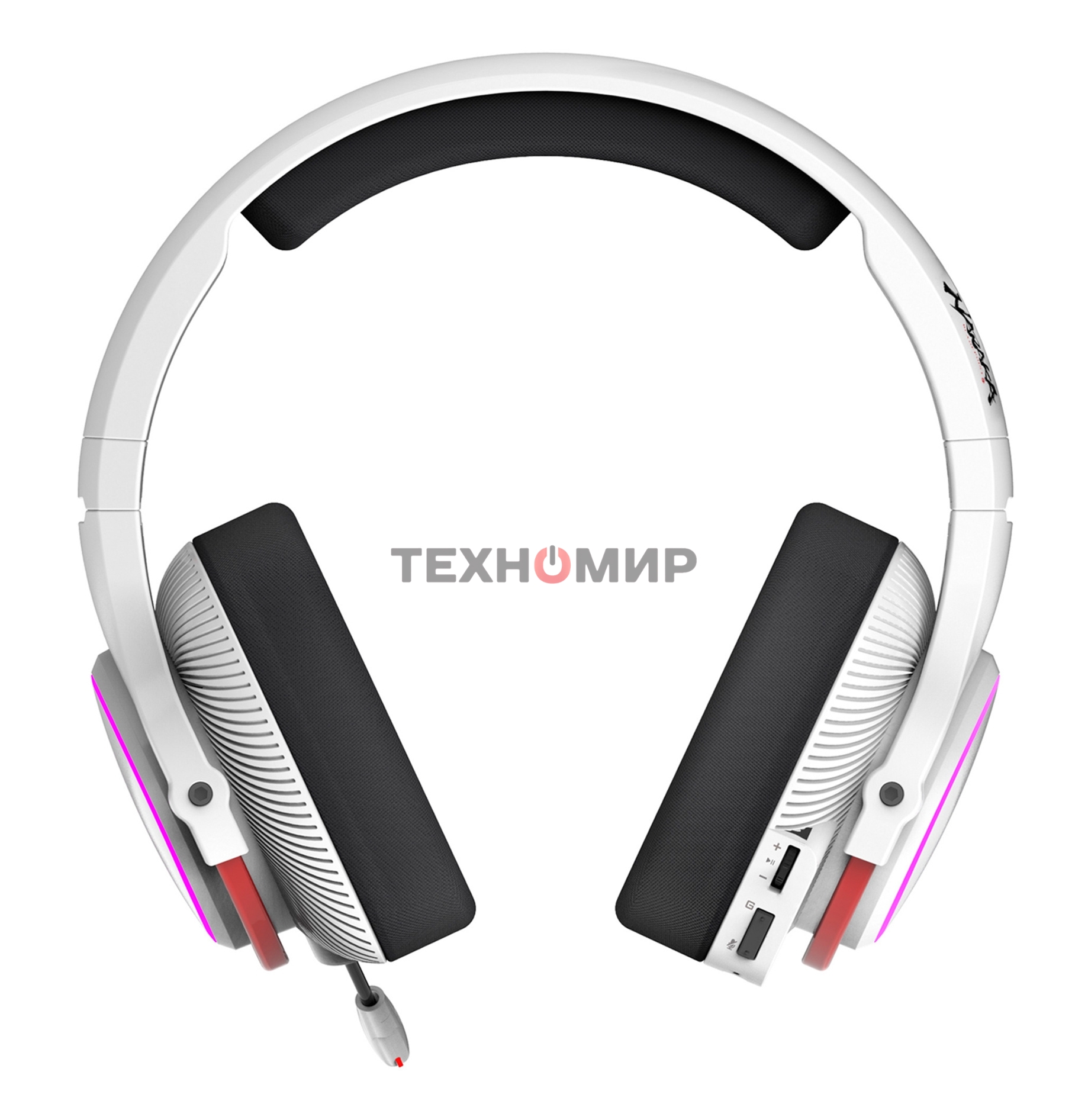 Гарнитура беспроводная с микрофоном A4Tech Bloody MR720 белый/красный мониторные BT/Radio оголовье (MR720 NARAKA)