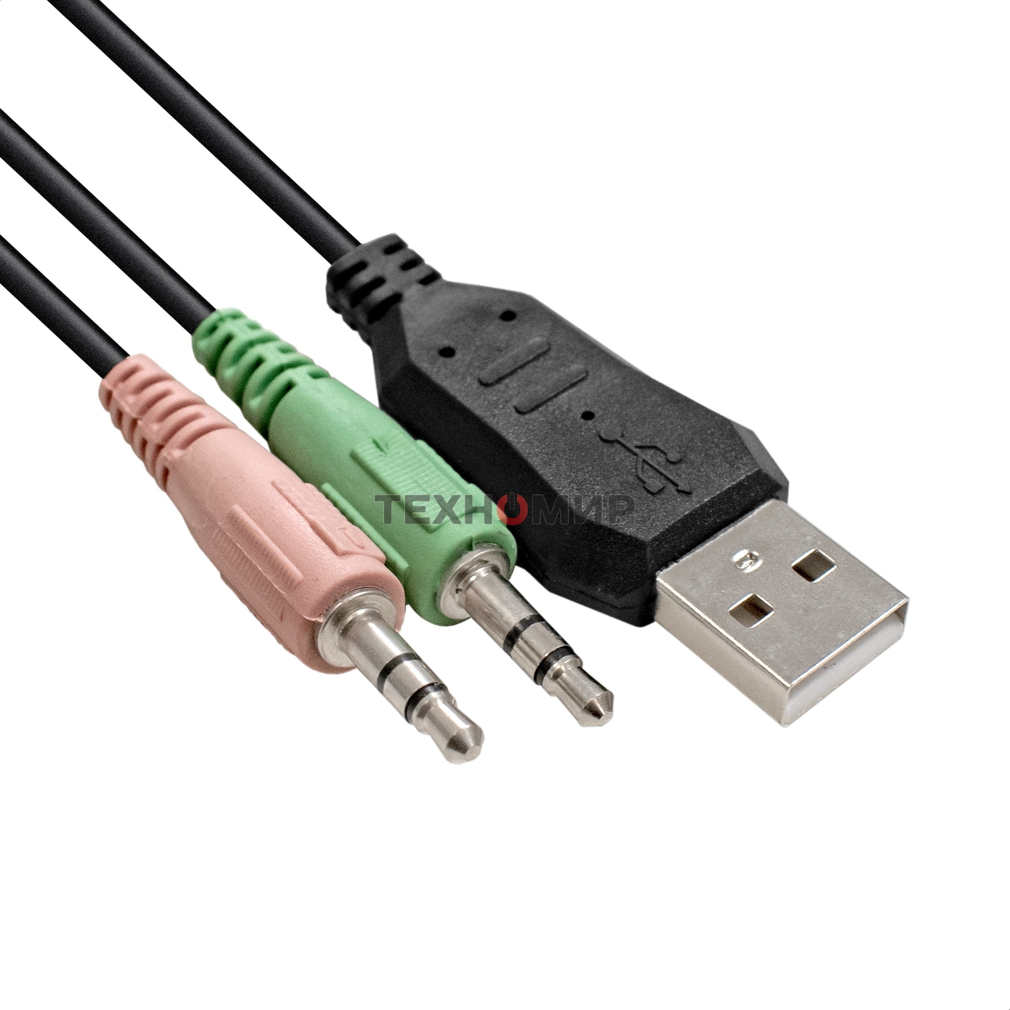 Гарнитура проводная полноразмерная игровая с микрофоном (гарнитура) ExeGate Gaming HS-520G (USB, 2x3.5мм, динамик 40мм, 20-20000Гц, длина кабеля 2.5м, регулировка громкости, RGb подсветка)