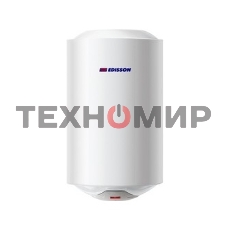 Водонагреватель Edisson ER 100 V 100л, 1,5 кВт, 220В, время нагрева 2ч 35 мин, габариты 450х1050х460мм, внутр. бак эмаль. вес 27кг.