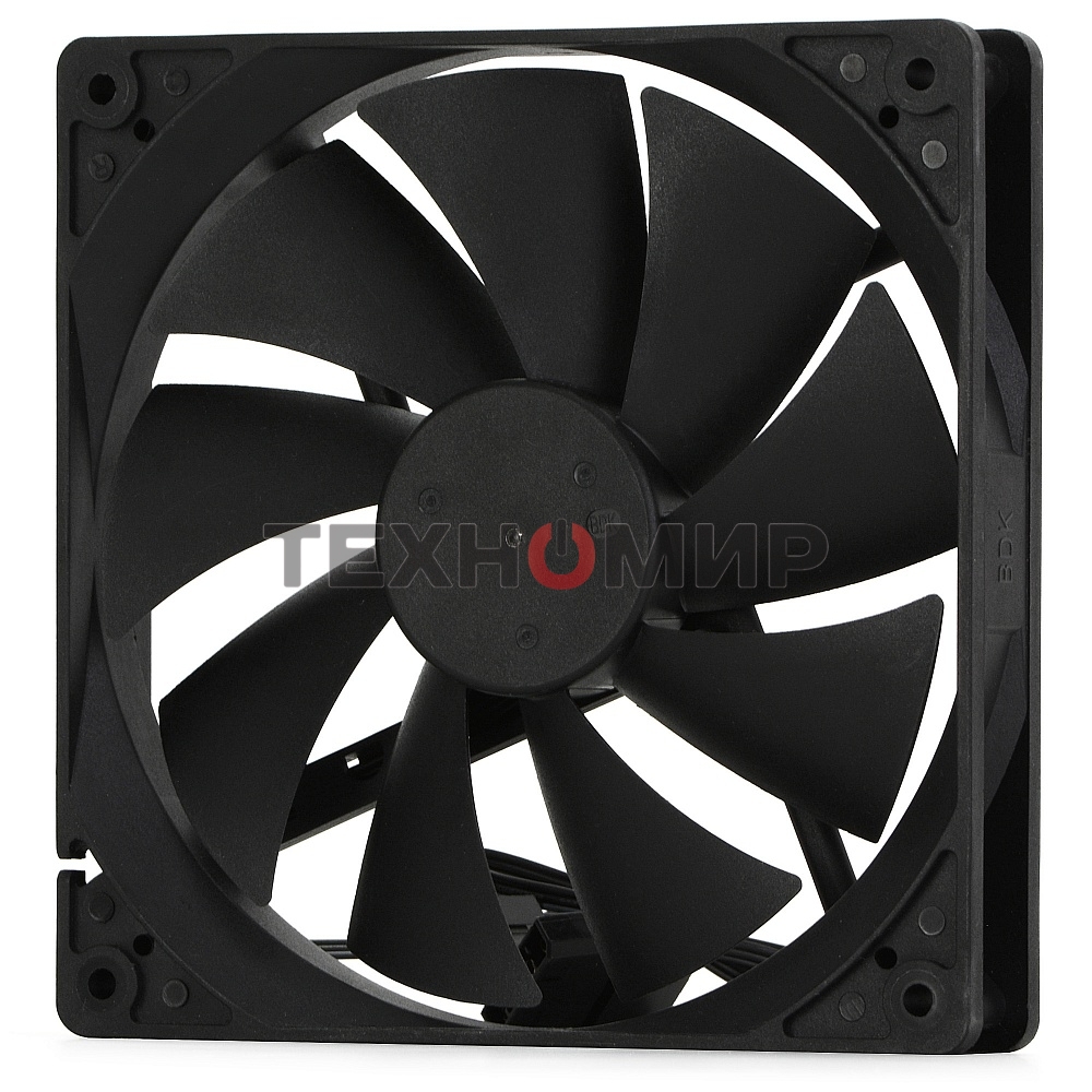 Вентилятор для корпуса Crown CMCF-14025S-1400 черный, 140 мм, 1200 об/мин, 27 дБ, 3 pin
