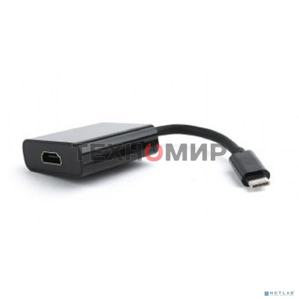 Переходник Cablexpert USB Type-C/HDMI, 15 см, пакет (A-CM-HDMIF-01)