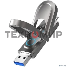 Флешка USB Netac US9 (NT03US9C-256G-32TA), 256Gb, USB 3.2 Gen2 Type-A/USB Type-C, R/W 1000/900, серебристый