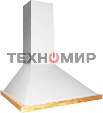 Вытяжка каминная Elikor Оптима 50П-400-П3Л белый, 50 см, 400 куб. м/ч, 55 дБ