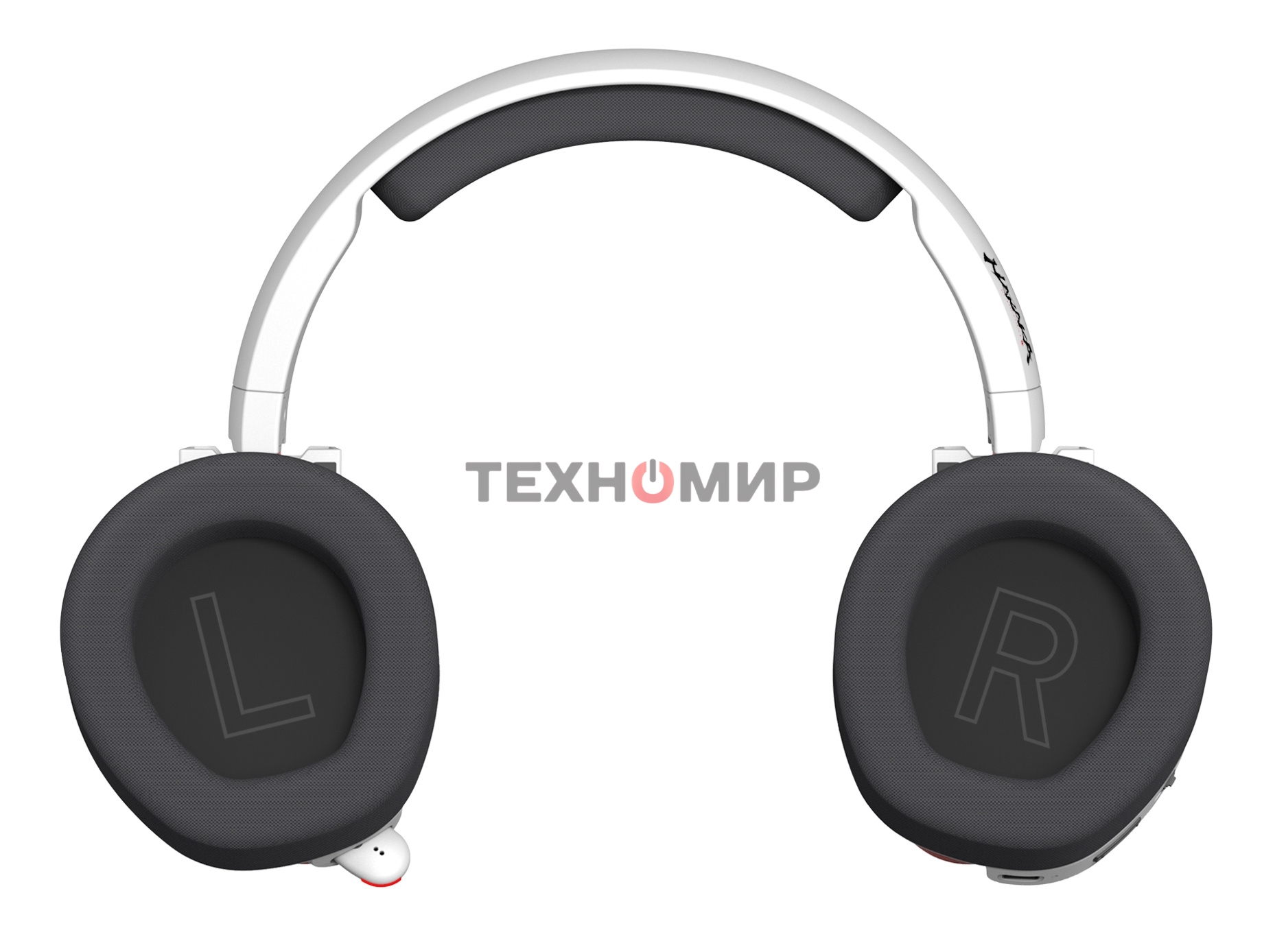 Гарнитура беспроводная с микрофоном A4Tech Bloody MR720 белый/красный мониторные BT/Radio оголовье (MR720 NARAKA)