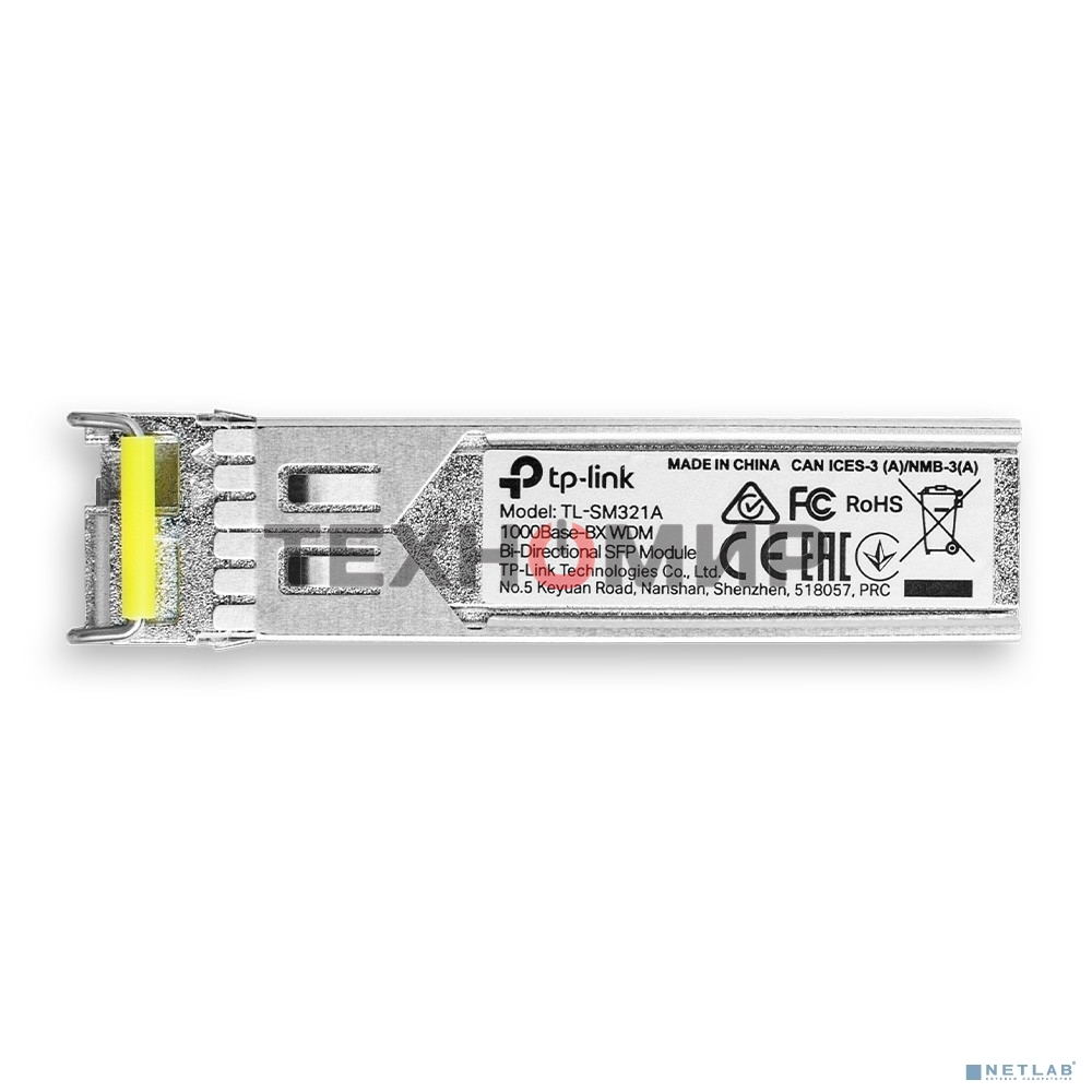 Трансивер TP-Link SMB TL-SM321A 1000Base-BX WDM SFP LC TX:1550nm RX:1310nm 10km