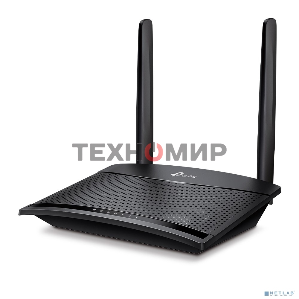 Роутер беспроводной TP-Link TL-MR100 N300 10/100BASE-TX/4G(3G) cat.4 черный