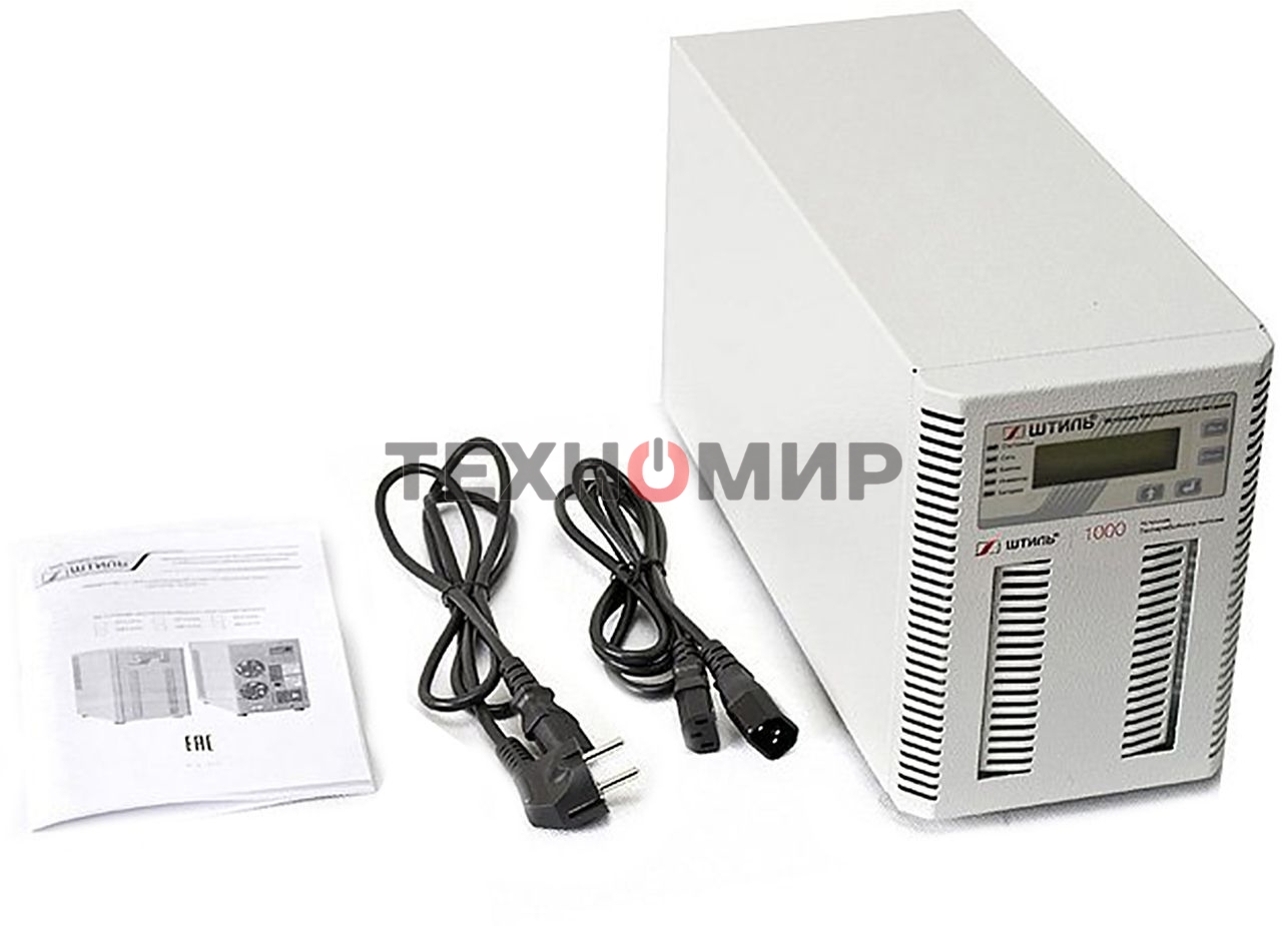 Источник бесперебойного питания Штиль ST1101SL 1кВА, On-line, напольное исполнение,со встроенными АБ