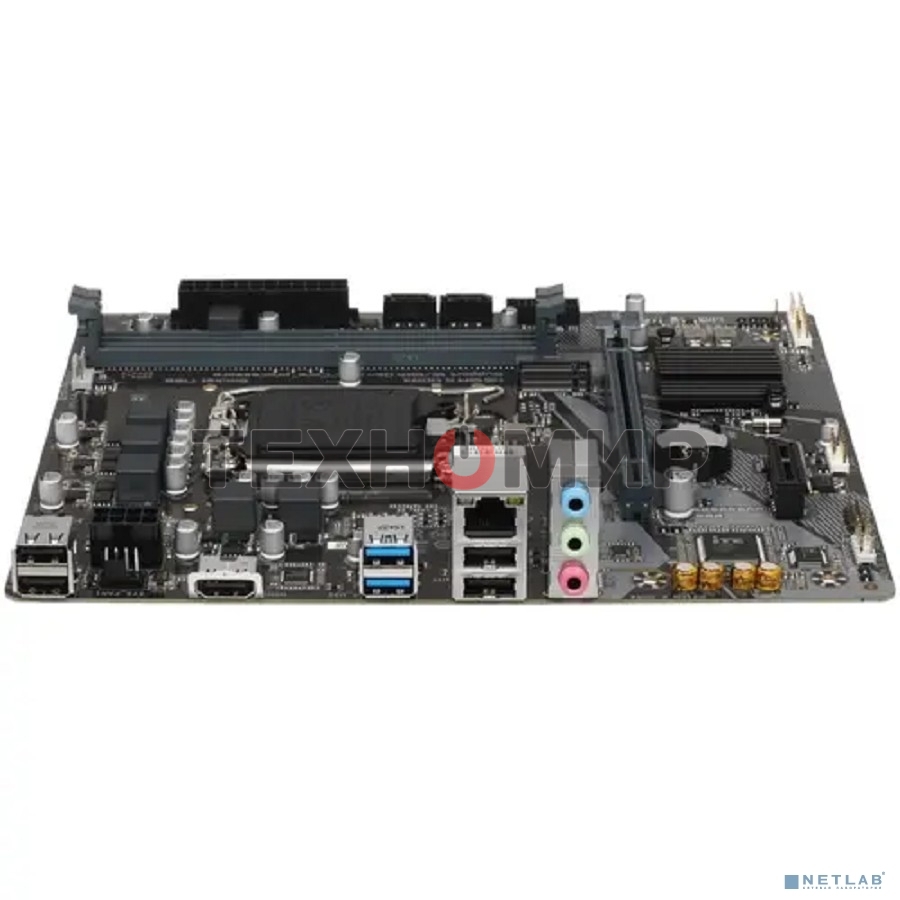 Материнская плата Gigabyte H610M K DDR4 V2.0, LGA 1700, Intel H610, 2xDDR4, 2xSATA, 1xM.2, 1xPCIe 4.0 x16, 1xPCIe x1, 1xHDMI, 1x 1Gb LAN, 2xUSB-A 3.2 Gen 1, 4xUSB-A 2.0, 3x 3.5 мм, 7.1, mATX