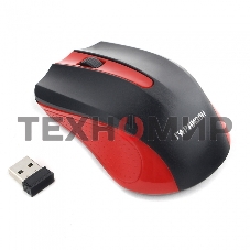Мышь беспроводная Гарнизон GMW-430R красный, 1200 dpi, радиоканал, USB, кнопки - 3
