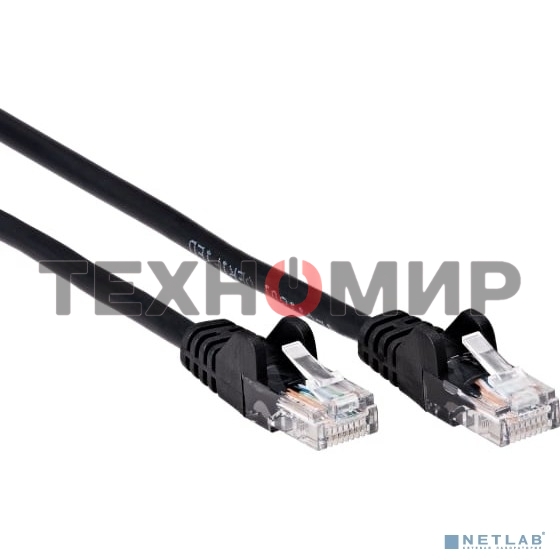 Патч-корд литой AOpen ANP511 2M BK UTP cat.5е 2м черный