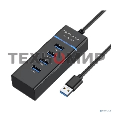USB-концентратор Bion 4 порта. Поддержка Plug&Play. Длина провода 50+-3см. LED-подсветка BXP-A-USBA-MULTI-04 USB 3.0