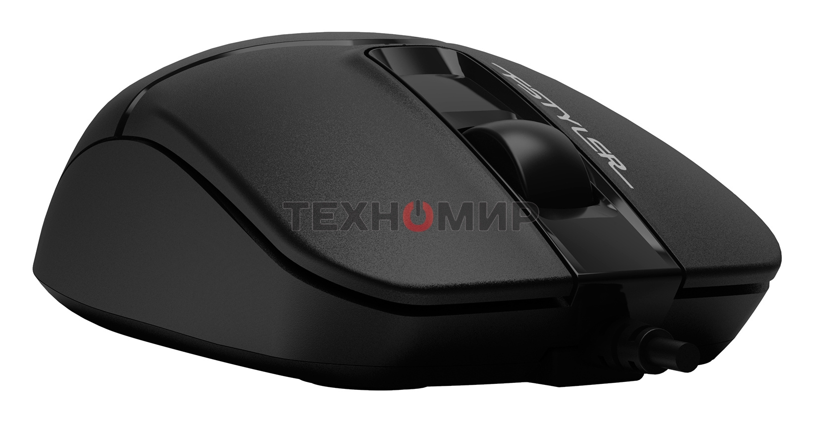 Мышь проводная A4Tech Fstyler FM12S черный, 1200 dpi, USB, кнопки - 3
