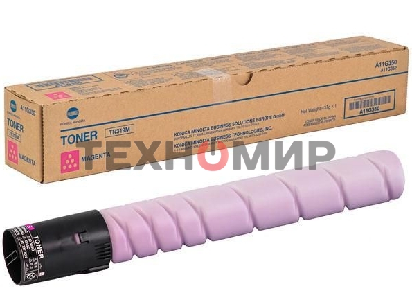 Тонер-картридж Konica-Minolta TN-221M пурпурный, для bizhub C227/C287