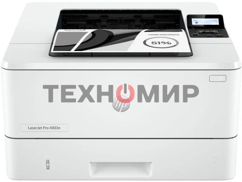Принтер лазерный HP LaserJet Pro 4003n (2Z611A), A4, ч/б, печ. до 40 стр/мин., 1200 x 1200 dpi, USB, RJ-45, Air Print, Mopria