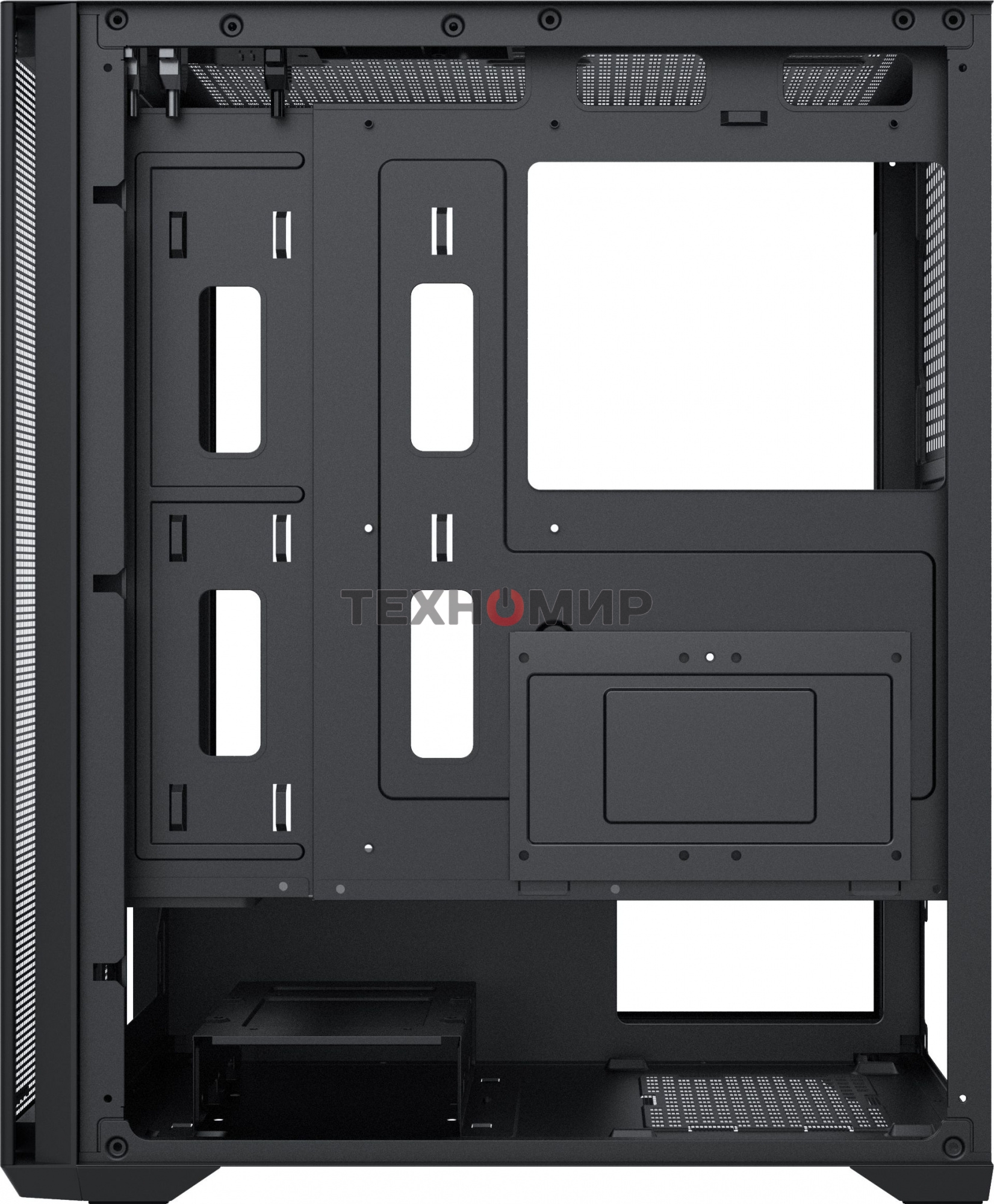 Компьютерный корпус Aerocool/Formula Air Power G5 черный без БП ATX 1x120мм 1xUSB 3.0 1xUSB3.1 audio bott PSU