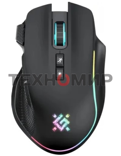 Мышь беспроводная Defender Thunder GM-213 черный, 1600 dpi, радиоканал, USB, кнопки - 8