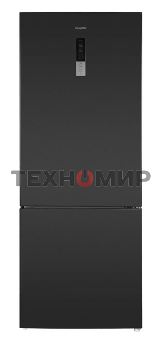 Холодильник Maunfeld MFF1857NFSB черный мат. инвертер двухкамерный 336/117л морозилка снизу