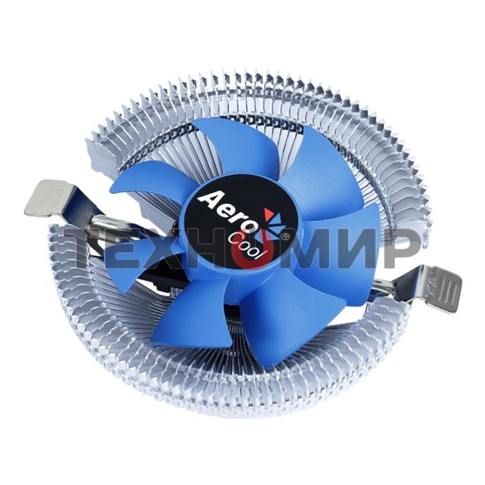 Кулер для процессора AeroCool/Formula Verkho I серебристый, 80 мм, алюминий, 2500 об/мин, 29.7 дБ, 4 pin, 90 Вт, 45 мм