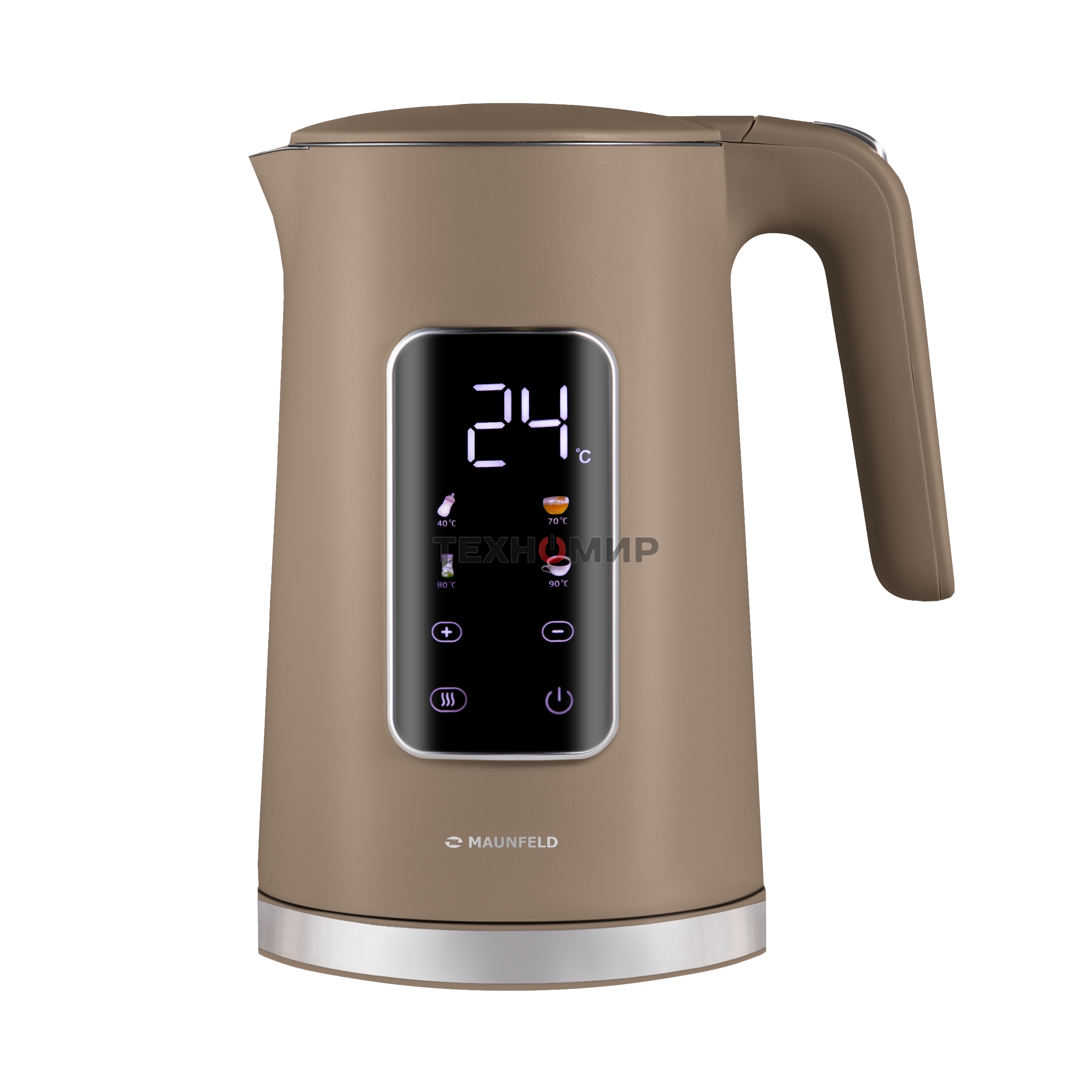 Чайник электрический Maunfeld MGK-635DBR коричневый, 1.7 л, 2200 Вт