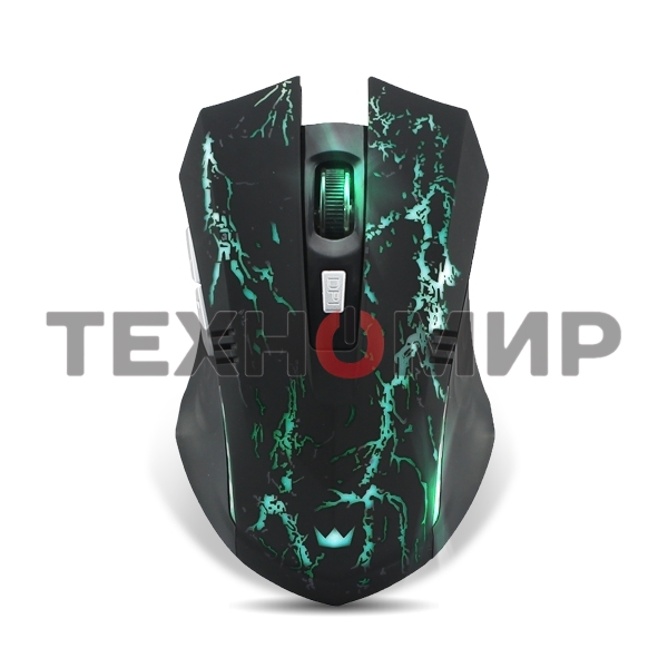 Мышь проводная Crown Gaming CMXG-600 черный, 2200 dpi, USB, кнопки - 6