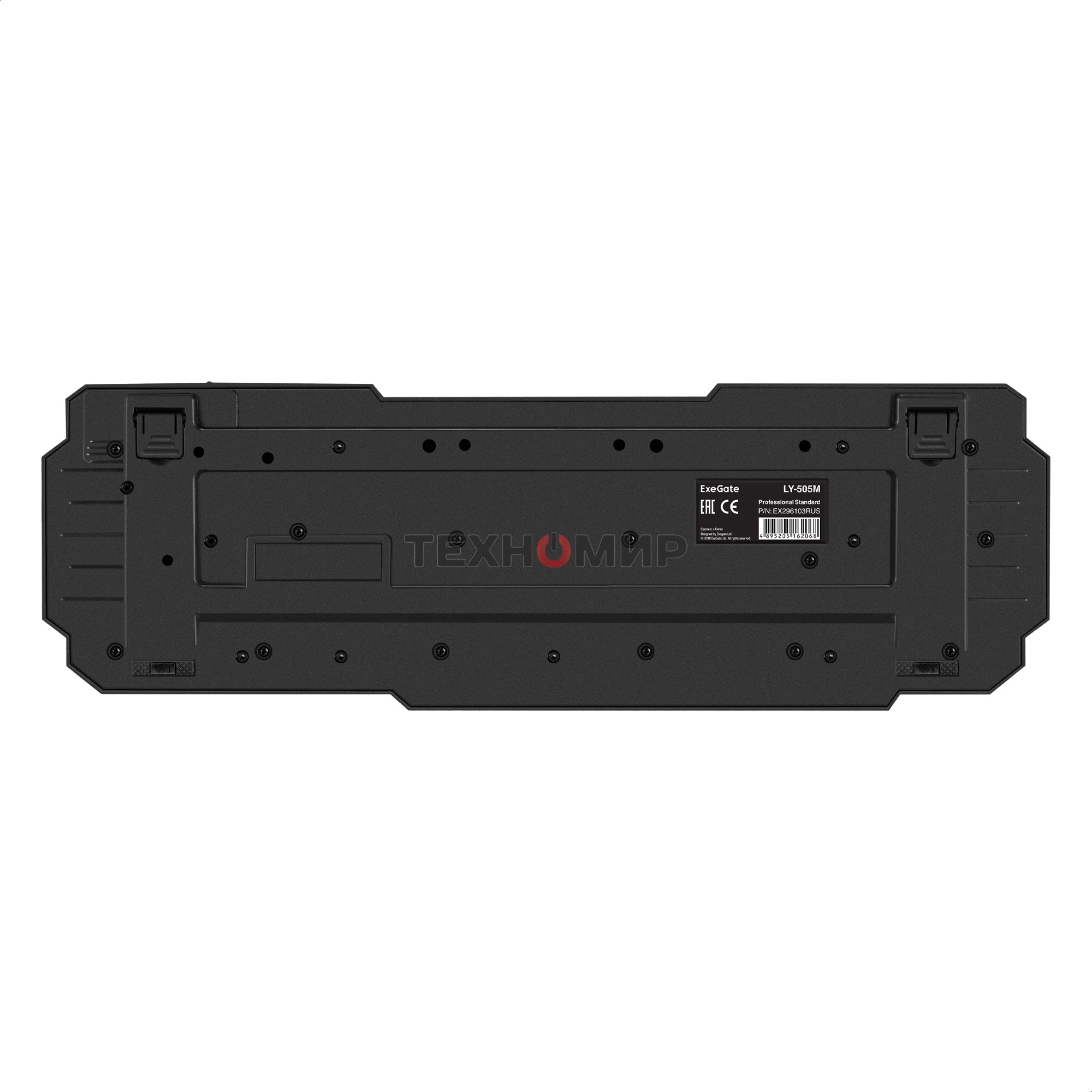 Клавиатура проводная ExeGate Multimedia Professional Standard LY-505M проводная, USB, черный