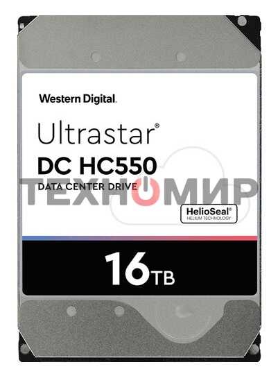 Жесткий диск Western Digital SAS 16Tb 7200RPM 12Gb/S 512MB DC HC550 0F38357 WD