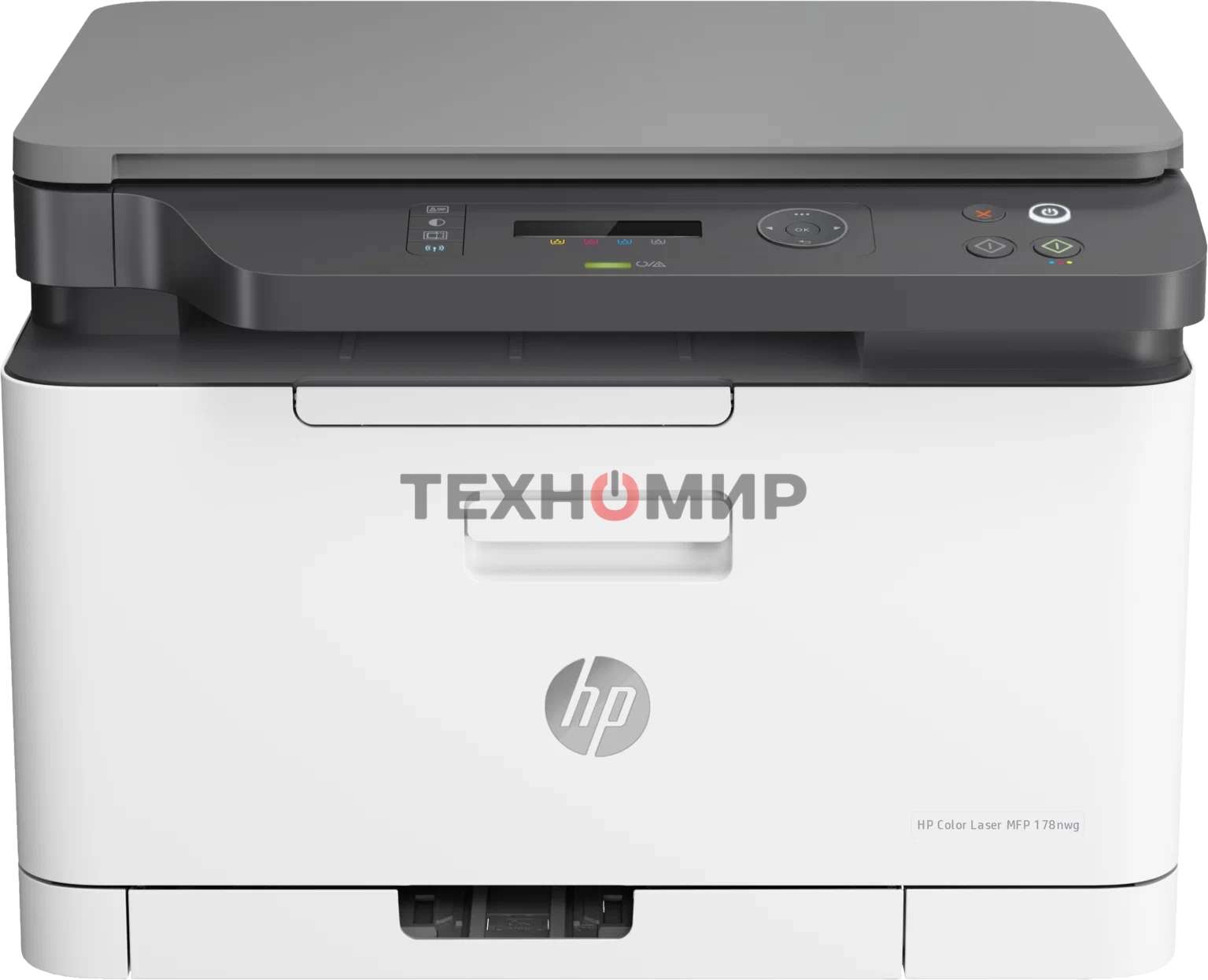 МФУ лазерное HP Color 178nw (4ZB96A), A4, цветной, печ. до 18 стр/мин. (ч/б) до 4 стр/мин. (цвет), 600 x 600 dpi, USB, RJ-45, Wi-Fi, Air Print, Mopria
