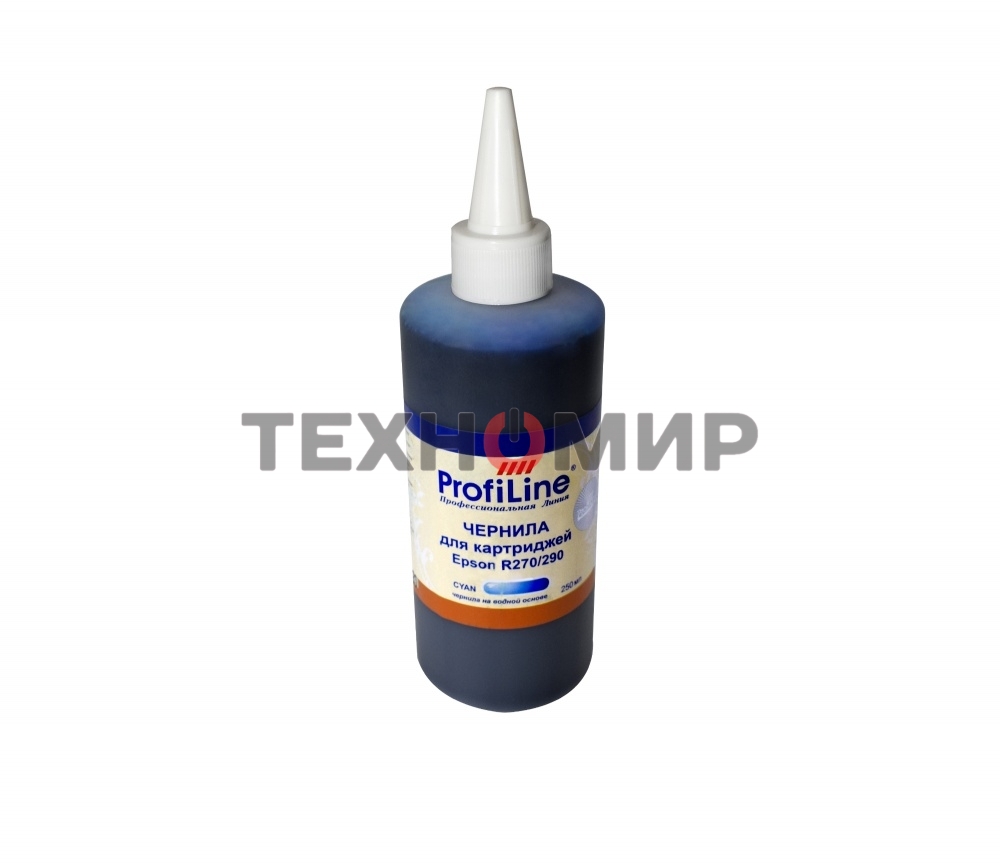 Чернила для принтеров Epson Stylus R270/R290/R390/T50/P50 Cyan 250 мл водн ProfiLine