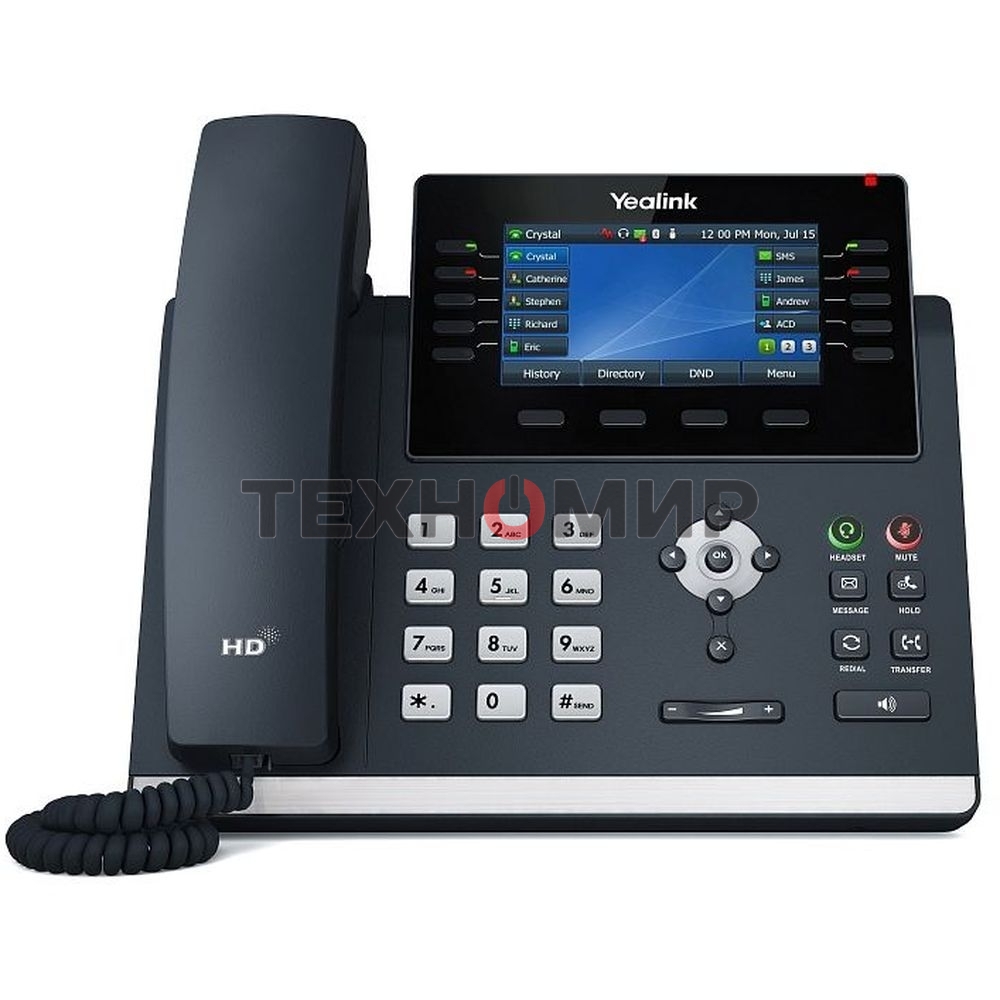 Телефон VOIP 16LINE SIP-T46U YEALINK