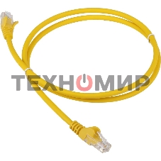 Патч-корд LANMASTER LSZH UTP cat.5e, 2.0 м, желтый